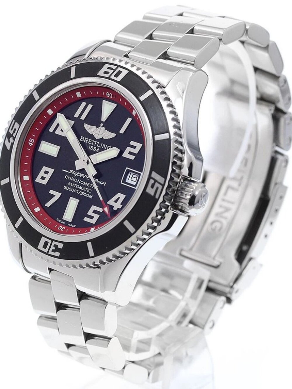BREITLING Super Ocean 42 A17364 Date black Dial Automatic Men's Watch_914580